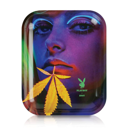 Large Tray Ryot x Playboy Gold Leaf- The Wee Smoke Shop