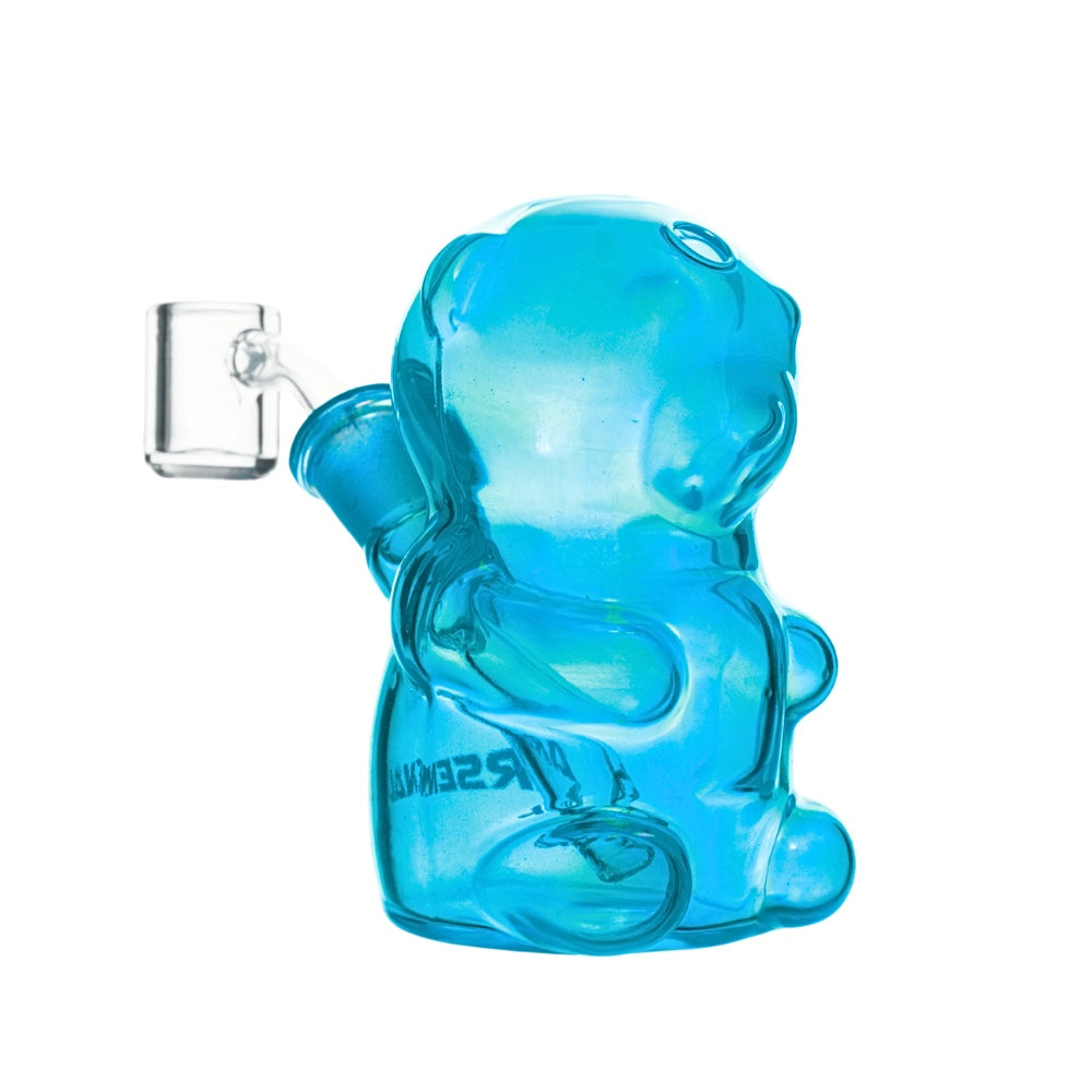 Gummy Bear Dab Rig (6")-Blue-The Wee Smoke Shop