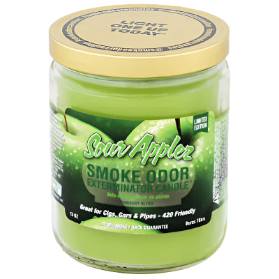 Sour Apple Smoke Odor Exterminator Candle - Wee Smoke Shop