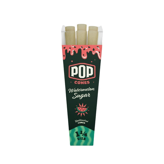 POP - (1 1/4) - Cones - Watermelon Sugar - The Wee Smoke Shop