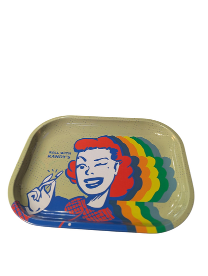 Randy's Mini Lady Rolling Tray-The Wee Smoke Shop