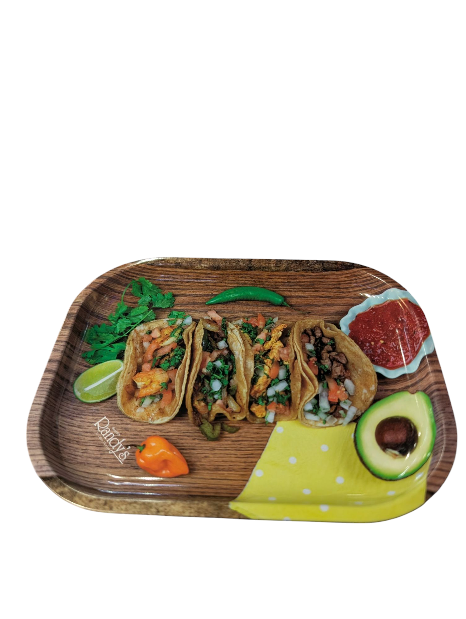 Randy's -Taco Style -Rolling Tray-Mini-The Wee Smoke Shop