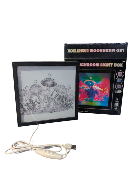 Led Mushroom Light Box-The Wee Smoke Shop