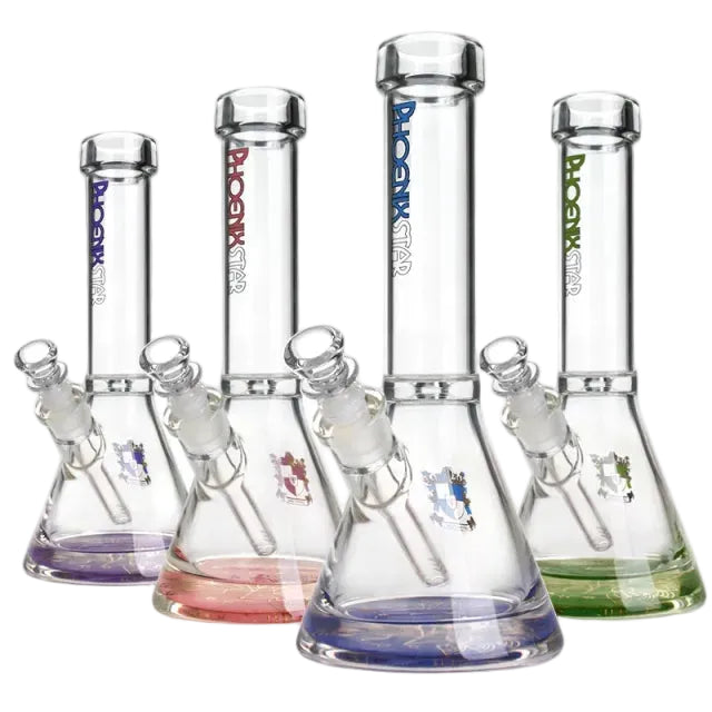 Phoenix Glass 12" Thick Base Bong (9mm) The Wee SMoke Shop