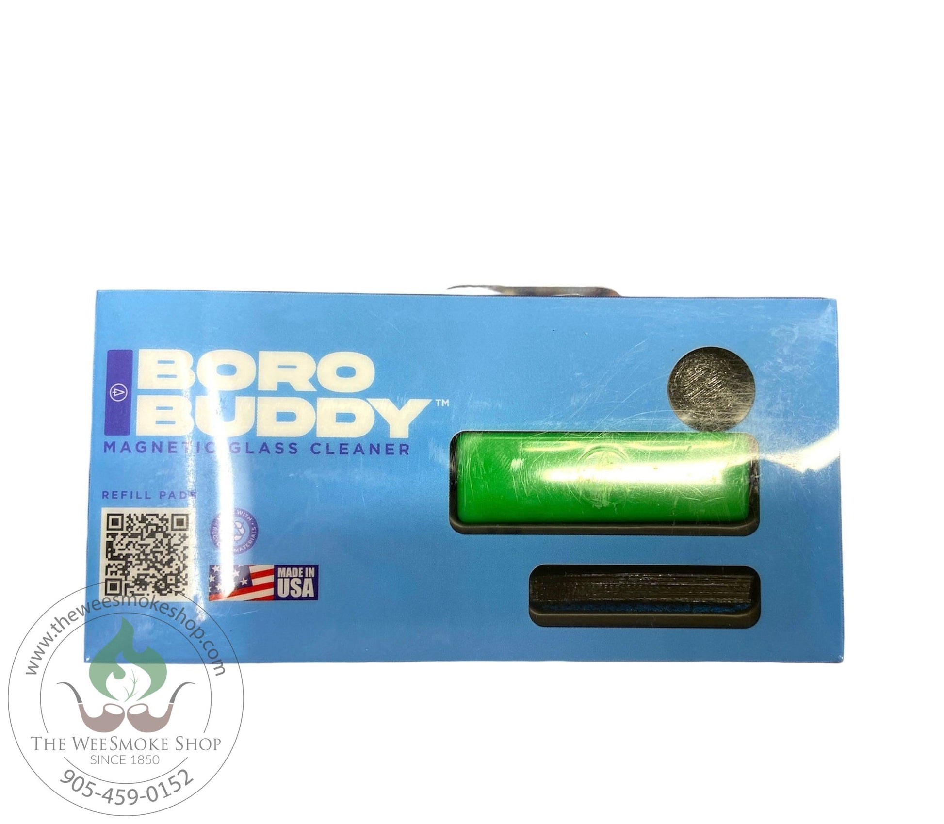 Green-Boro Buddy Magnetic Glass Cleaner-Cleaning Accessories-The Wee Smoke Shop