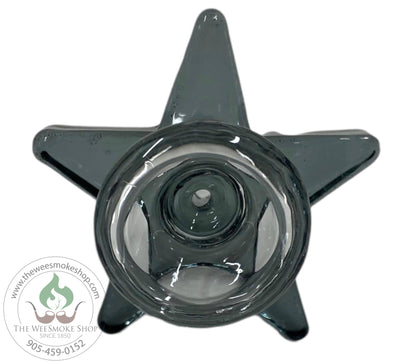 Black-Star Design Glass Bowl 14mm-Bowls-The Wee Smoke Shop
