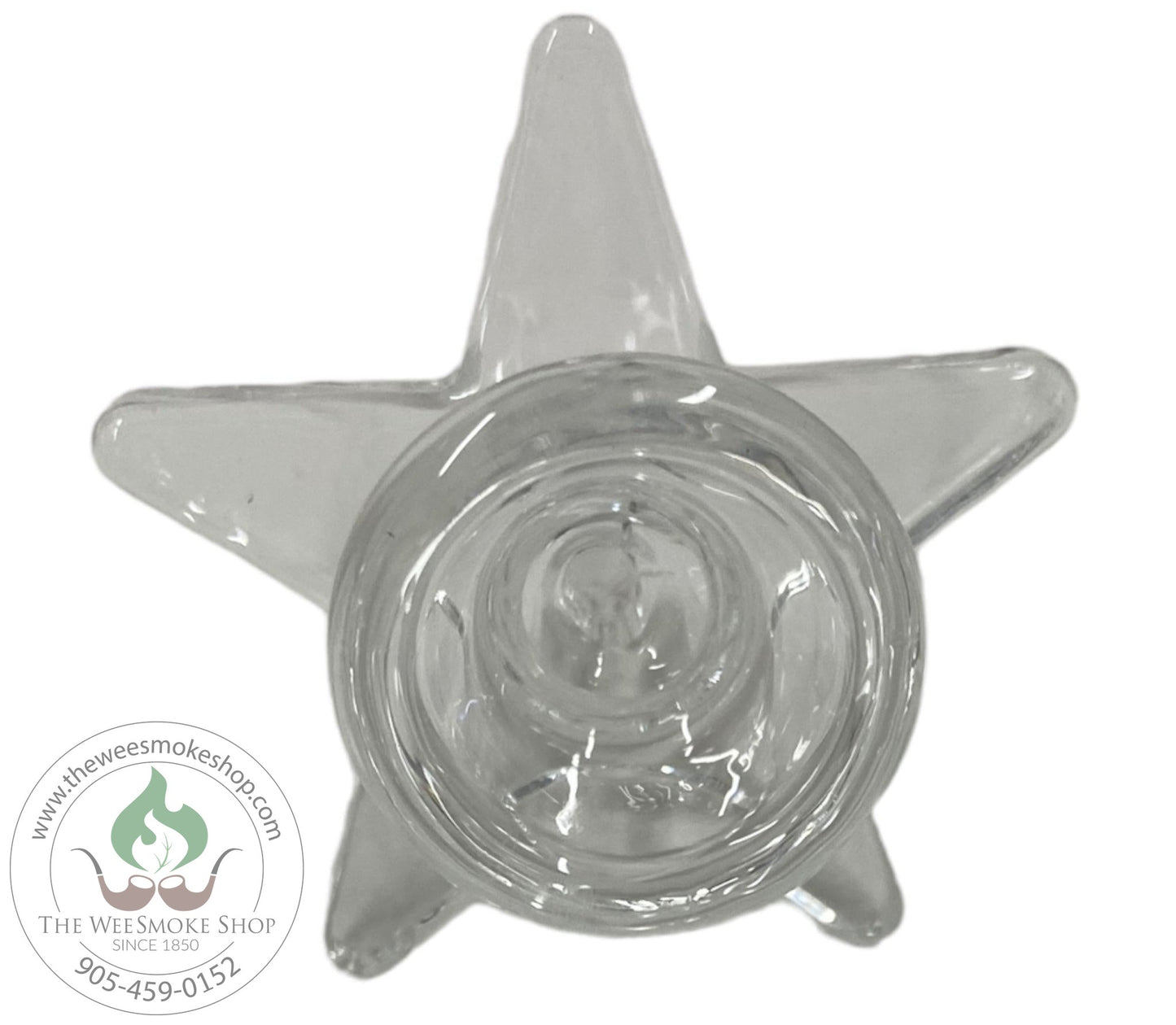 Clear-Star Design Glass Bowl 14mm-Bowls-The Wee Smoke Shop