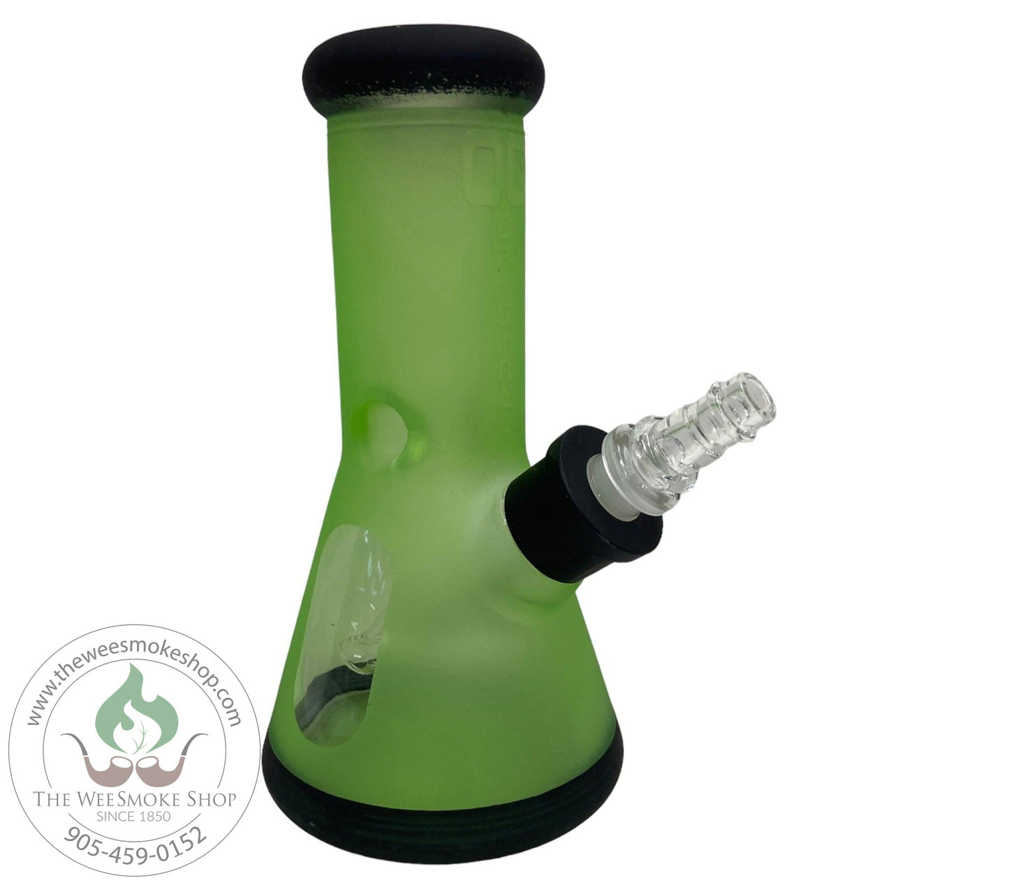 Green-OG 8" Glass Beaker Bong (W/ Popper and Pipe Tool)-Bongs-The Wee Smoke Shop
