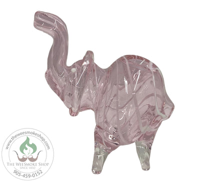 Pink-Elephant Glass Hand Pipe-Pipes-The Wee Smoke Shop