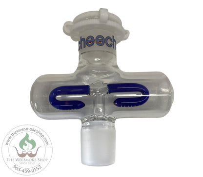 Cheech Build a Bong Middle 7" Inline Perc - Blue - The Wee Smoke Shop