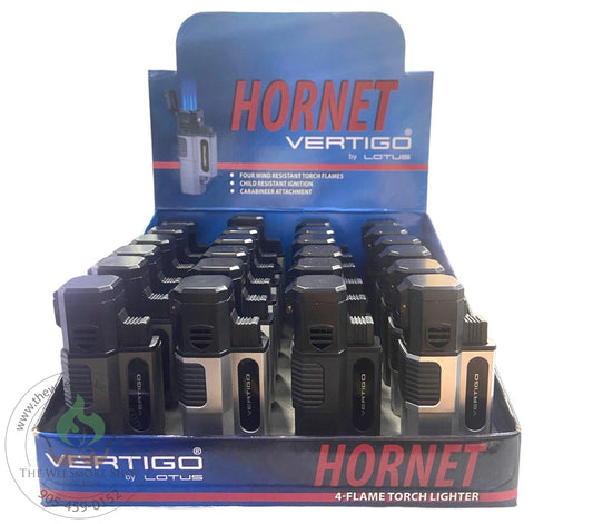 Vertigo Hornet Torch Lighter (4F)-Torch Lighters-The Wee Smoke Shop