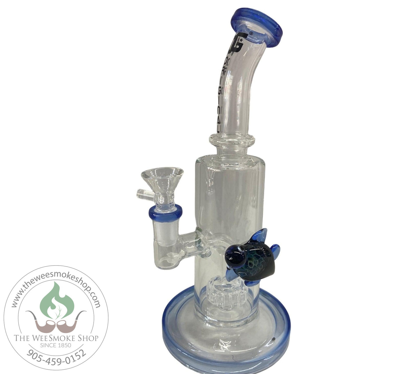 OG 8" Turtle Bong with Disc Perc-Bongs-The Wee Smoke Shop