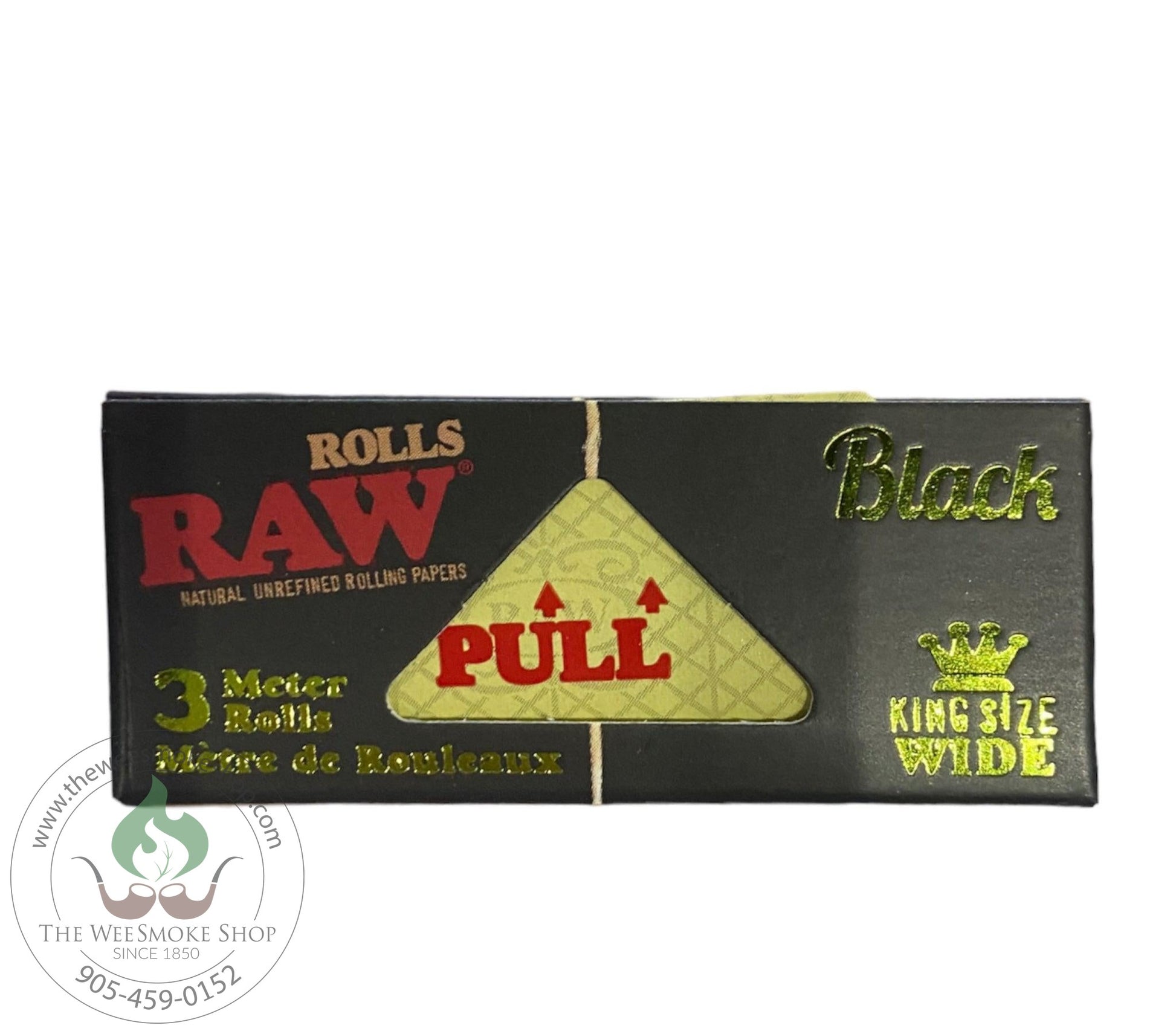 Raw Black Organic King Size Wide 3 Meter Rolls-Raw-The Wee Smoke Shop