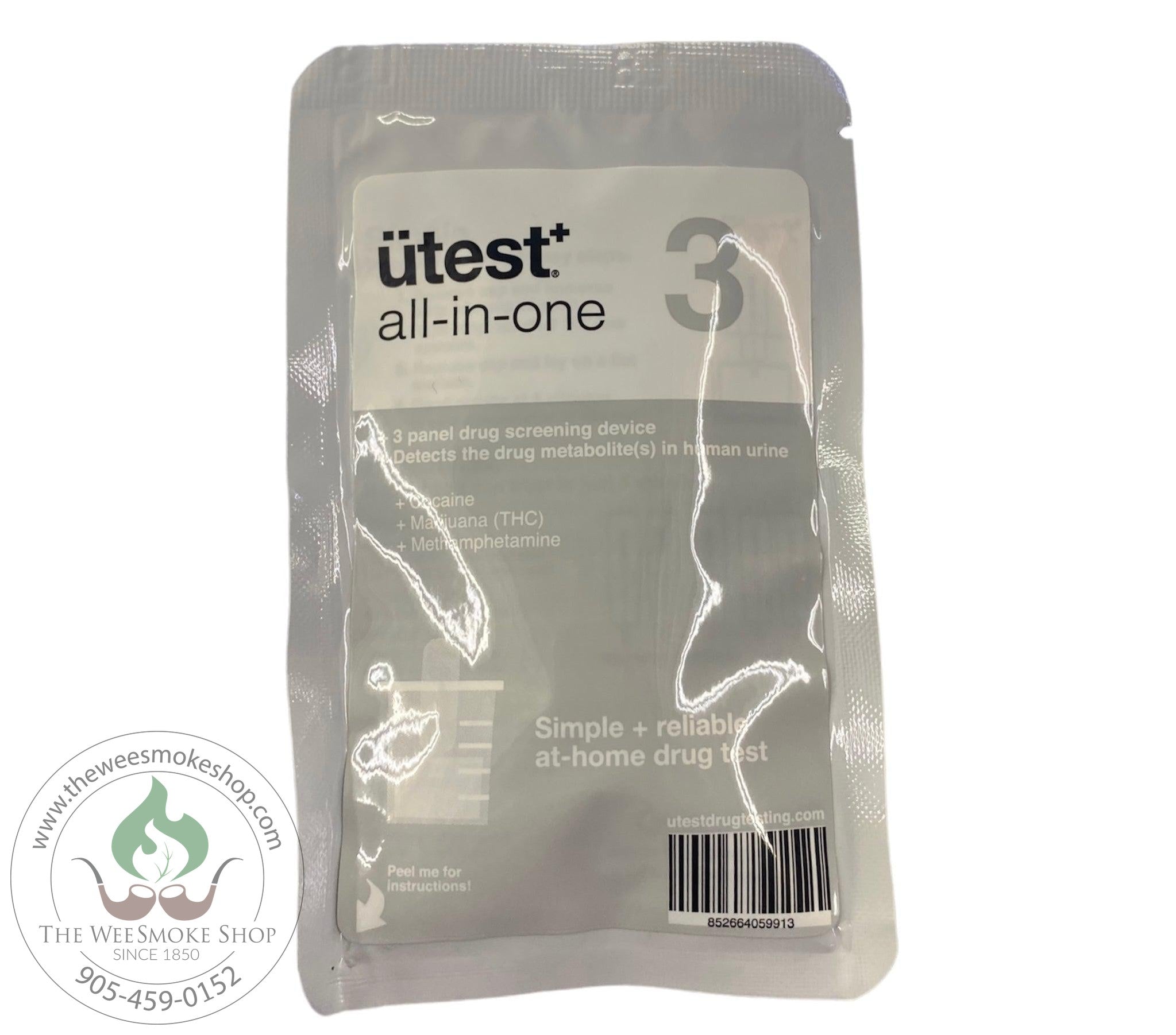 Comprehensive Panel Test Kit U-Test All in One 3 Panel Test Kit -The Wee Smoke Shop