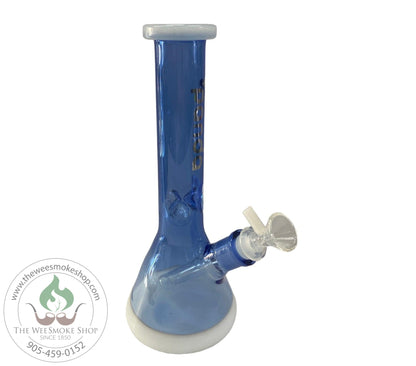 Blue/White-Panda 10" Colourful Beaker Bong (7mm)-Bongs-The Wee Smoke Shop