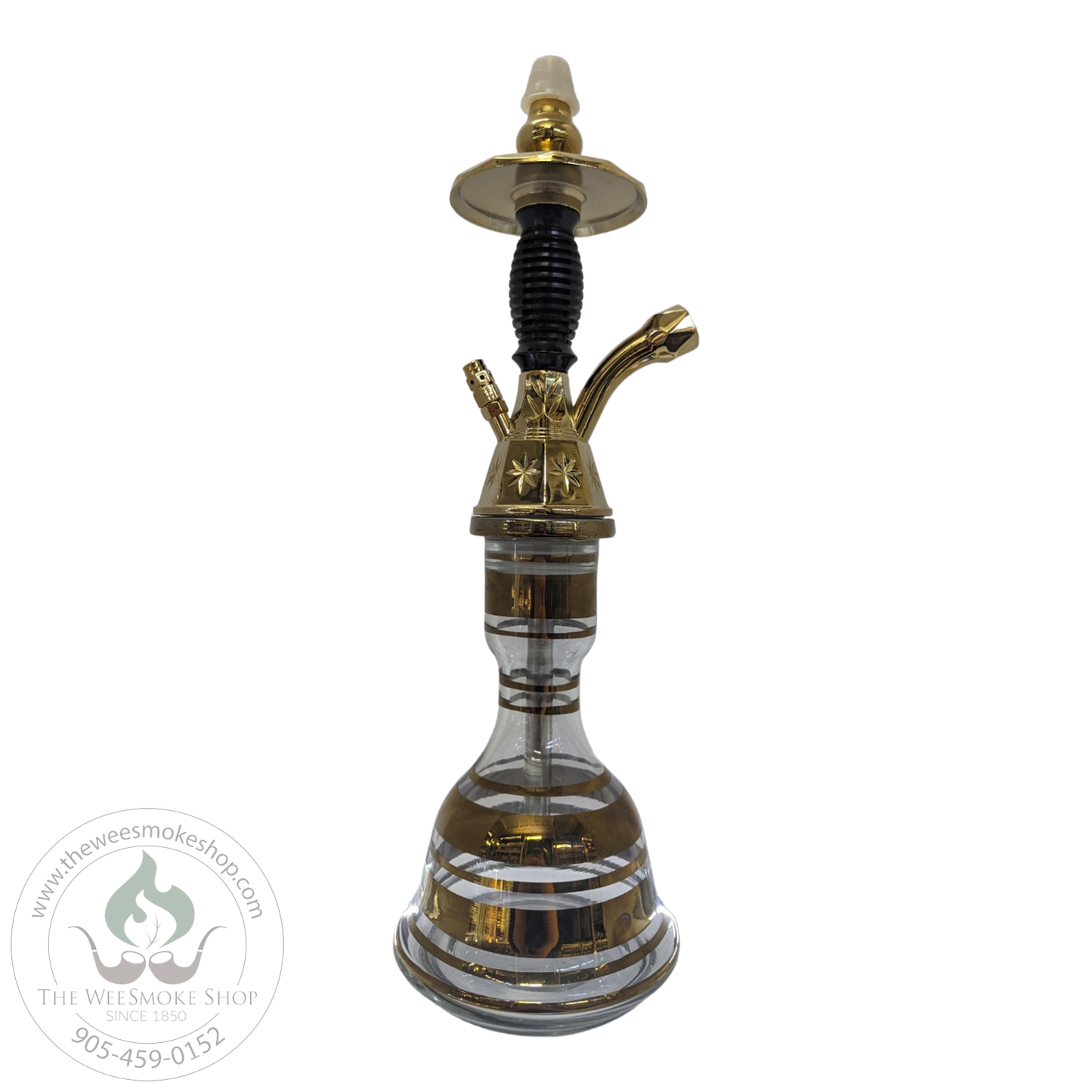 Zanobia Hookah Black - The Wee Smoke Shop