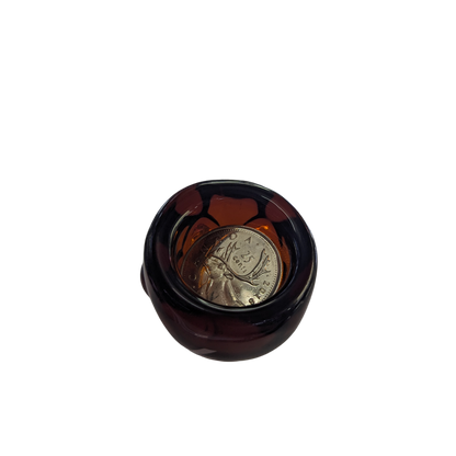 Skull Shaped Bowl (1 G) amber - bong accessories - the wee smoke shop