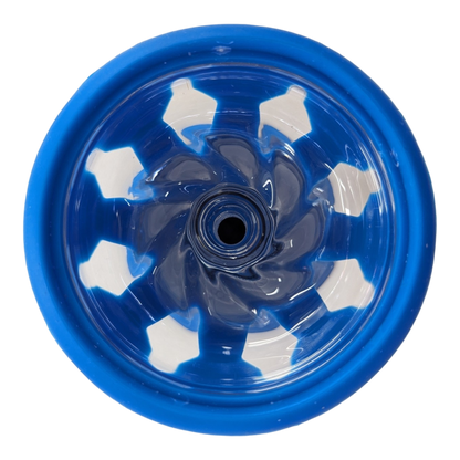 Silicone-Glass Vortex Bowl