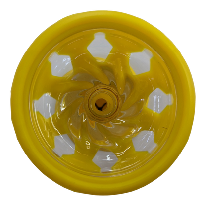 Silicone-Glass Vortex Bowl