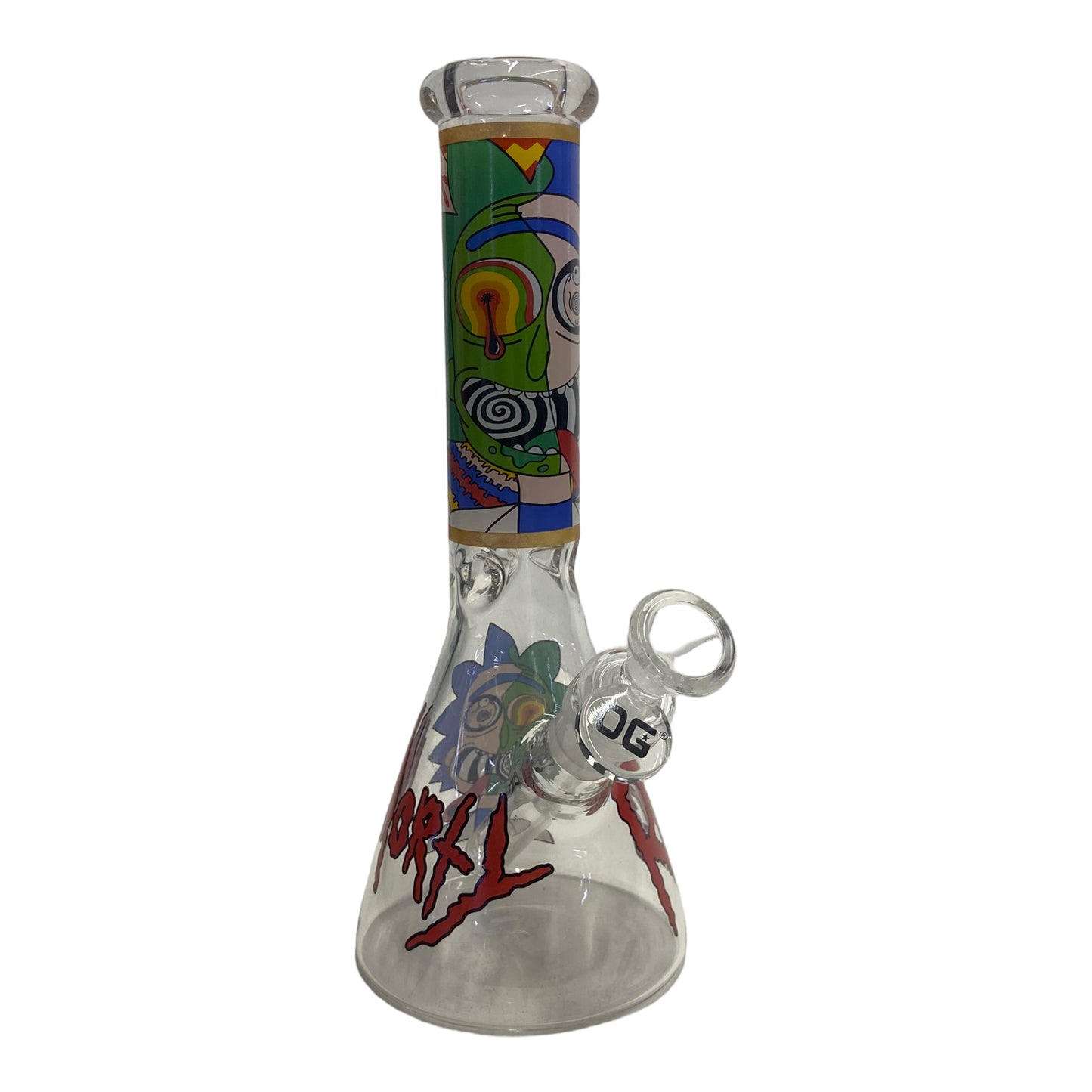 Red-OG 12" Cartoon Friends Beaker Bong-The Wee Smoke Shop