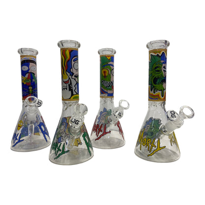 OG 12" Cartoon Friends Beaker Bong-The Wee Smoke Shop