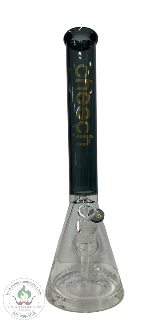 Cheech 18'' Glass Colored Bong-Black-Bongs-The Wee Smoke Shop