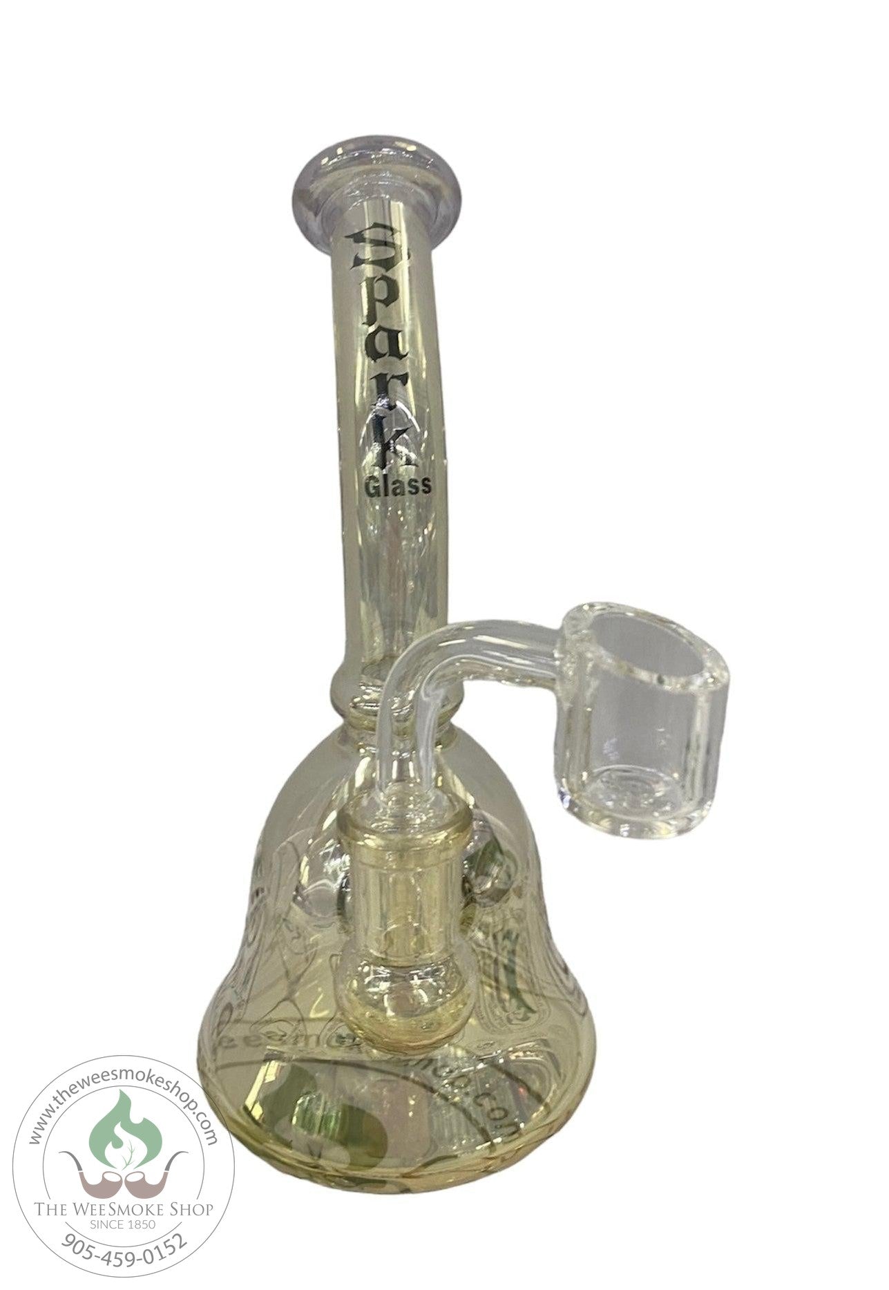 Spark (8") Dab Rig yellow - Dab rigs - the wee smoke shop