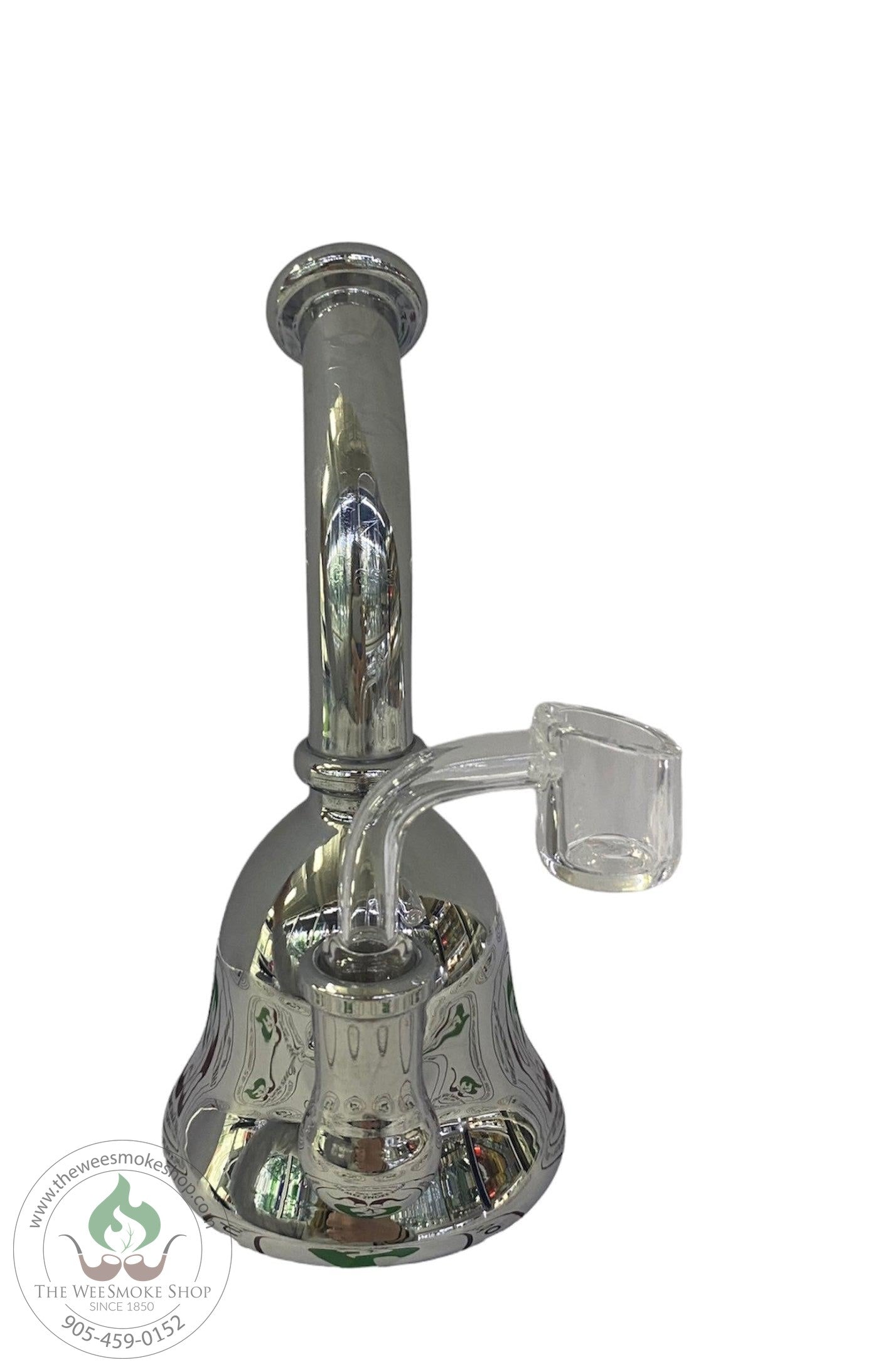 Spark (8") Dab Rig Silver - Dab rigs - the wee smoke shop