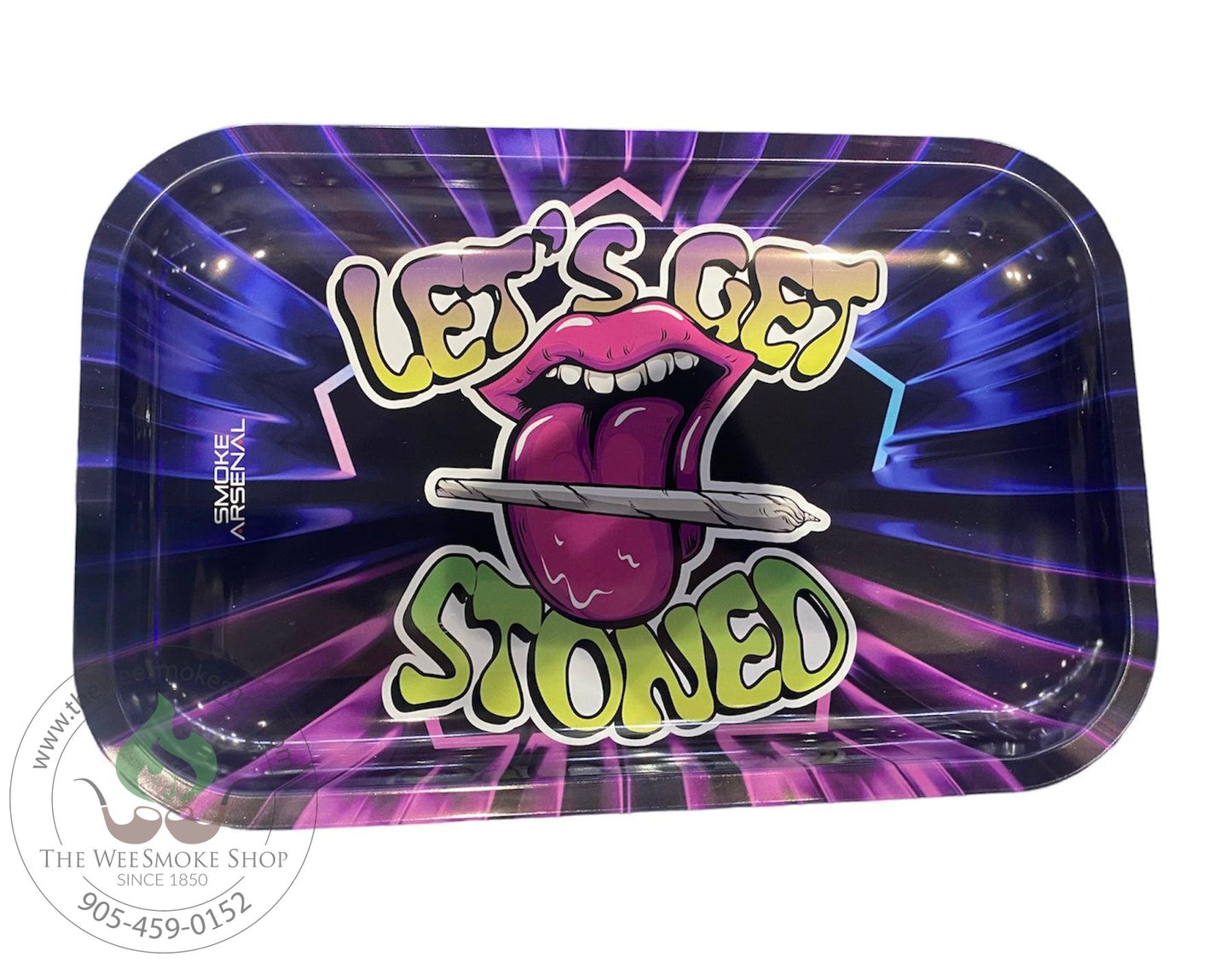 Let's Get Stoned Small Tray - Trays - The wee smoke shop