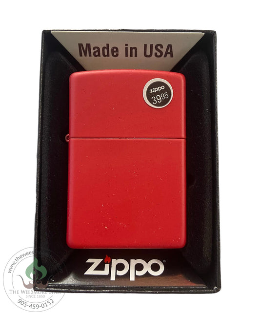 Classic Red Matte Zippo Lighter - Zippo - the wee smoke shop
