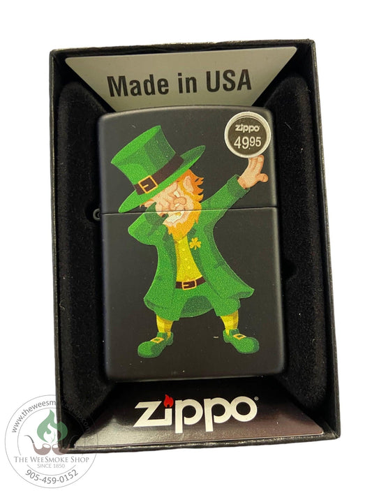 Dabbin Leprechaun Zippo Lighter - zippo - the wee smoke shop