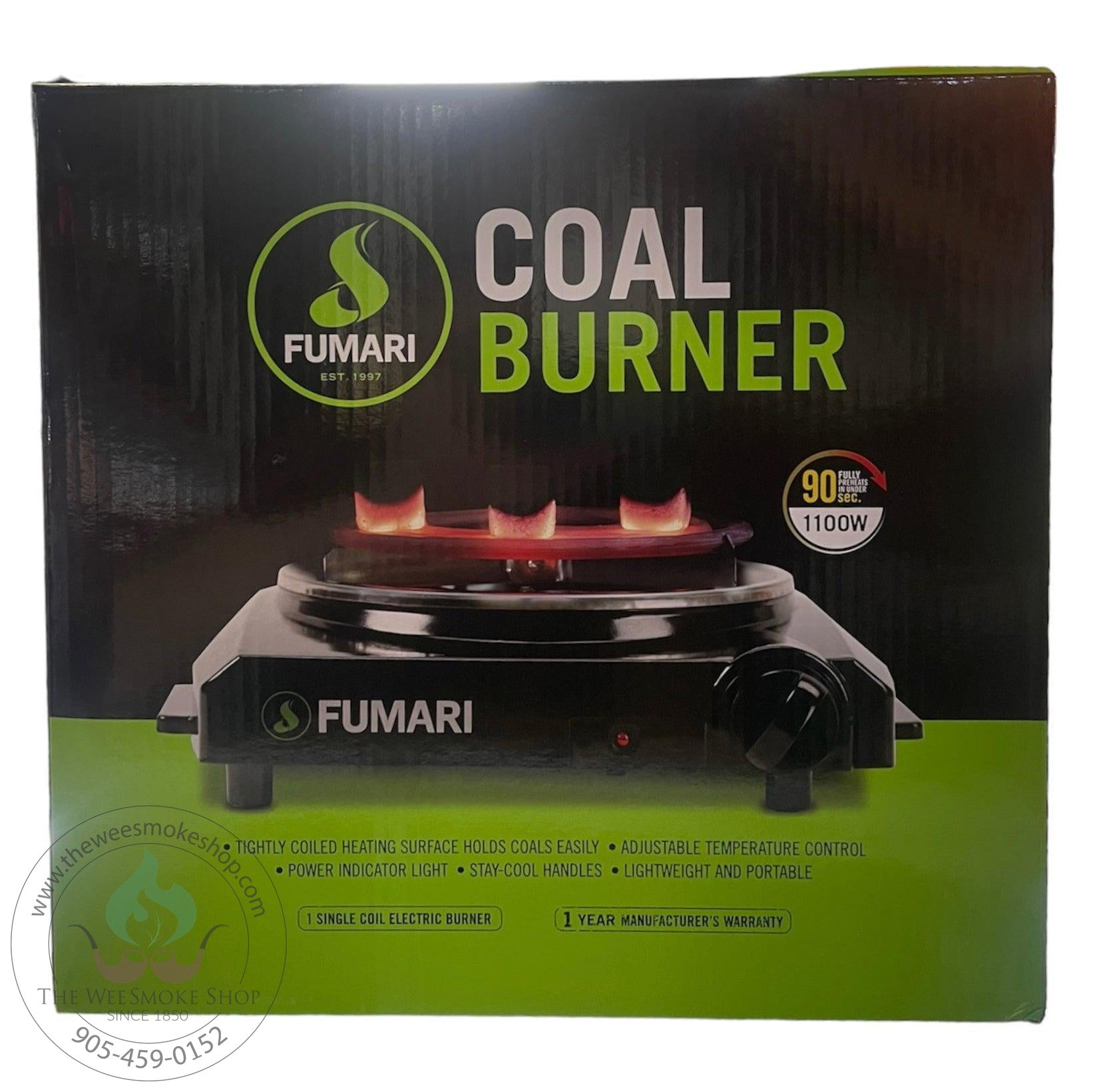 Fumari 1100W Coal Burner - the Wee Smoke Shop