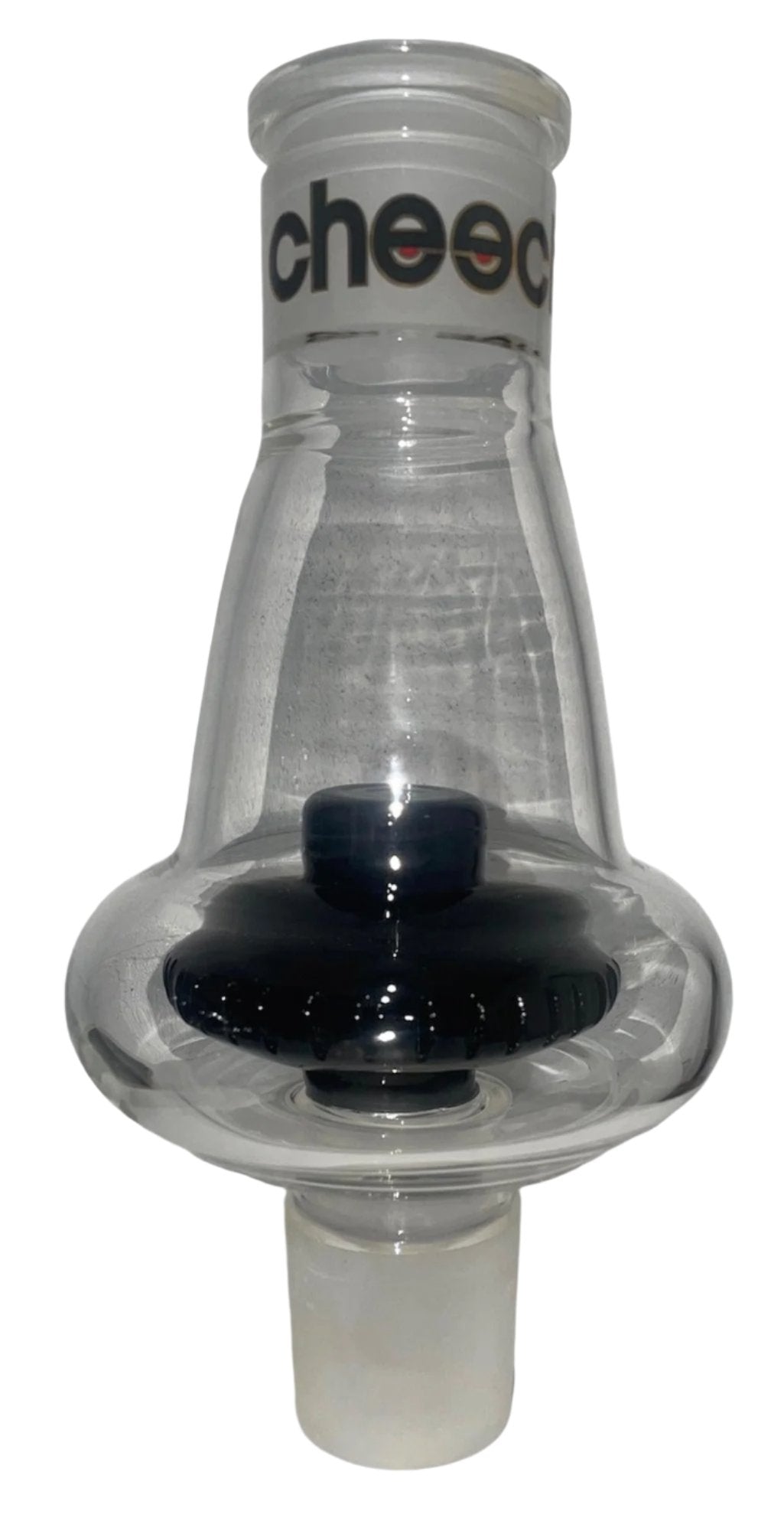 9.5" 7mm Cheech UFO Middle Build-a-Bong Piece- Black - The Wee Smoke Shop