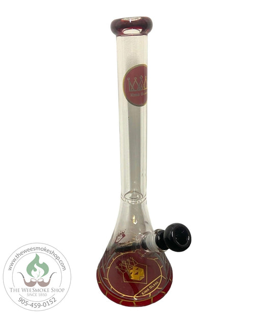 King Glass 15" Slim Neck Bong (10mm) - Glass Bong - The Wee Smoke Shop