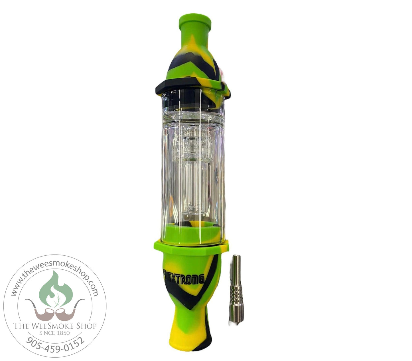 Green-Silicone Hybrid (20") Nectar Collector-Dab Rigs-The Wee Smoke Shop