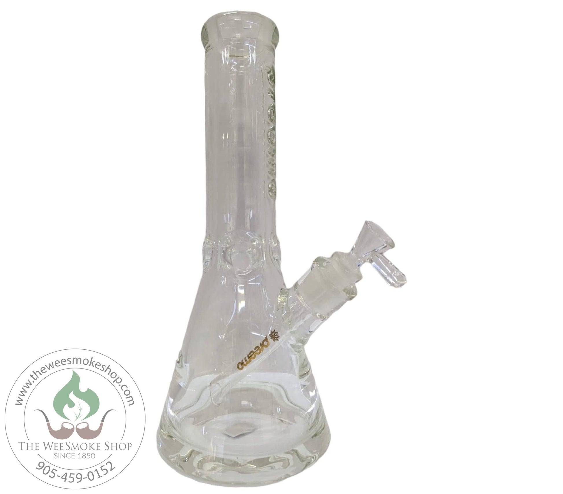 Clear-Preemo 12" Iridescent Bong (9mm)-Bongs-The Wee Smoke Shop