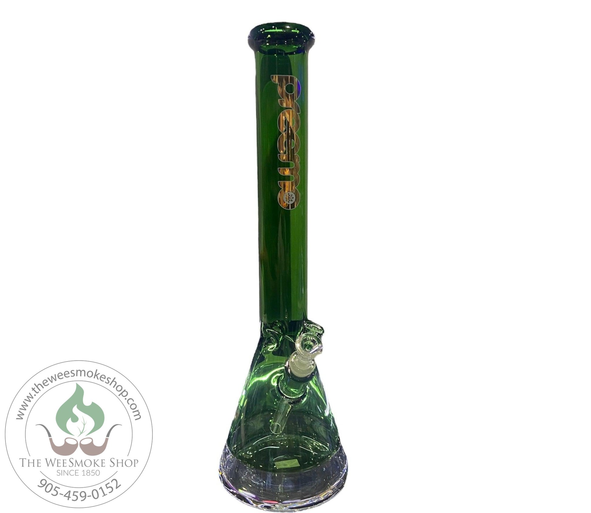 Dark Green-Preemo 18" Colourful Beaker (9mm)-Bongs-The Wee Smoke Shop