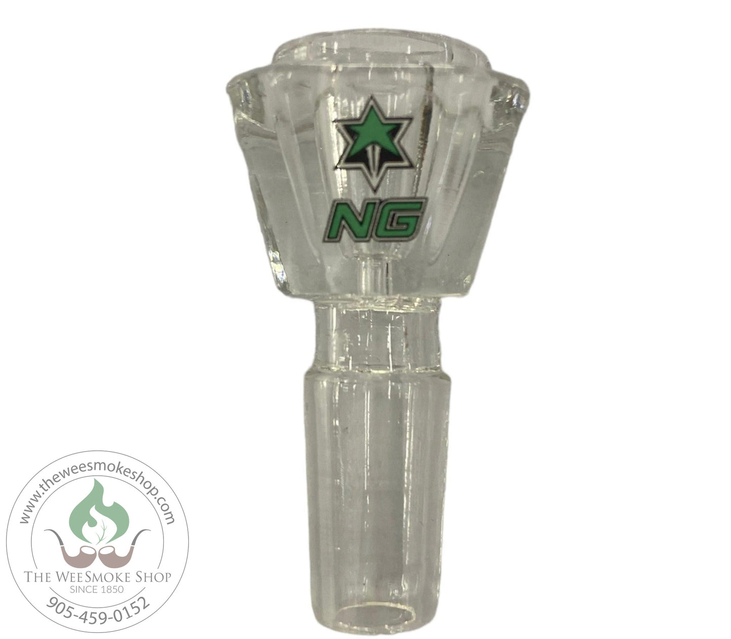 Green-Nice Glass 14mm Crystal Bowl-The Wee Smoke Shop