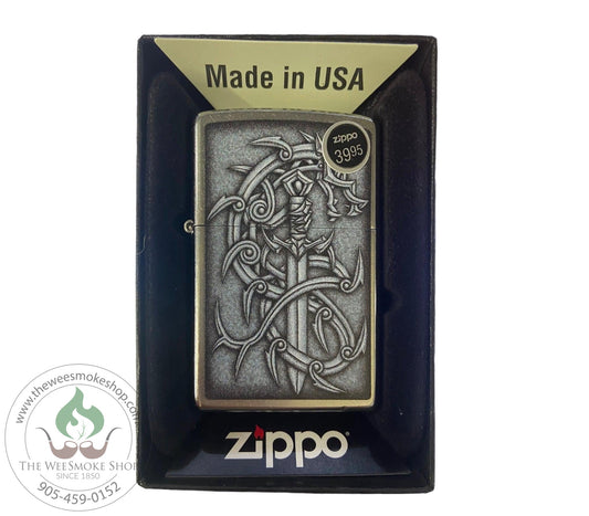 Zippo Medieval Mythological Design-Lighters-The Wee Smoke Shop