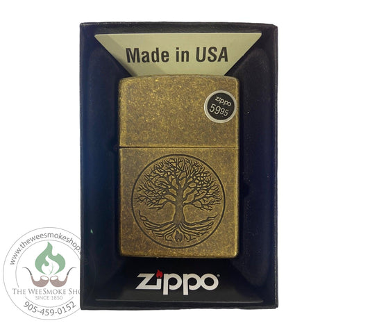 Zippo Tree of Life Design-Lighters-The Wee Smoke Shop