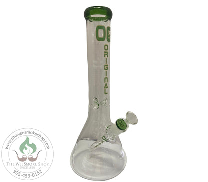 Green-OG 14" Beaker (5mm)-Bongs-The Wee Smoke Shop
