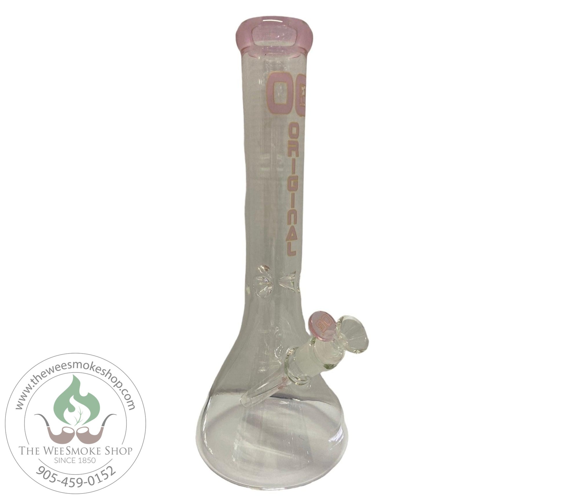 Pink-OG 14" Beaker (5mm)-Bongs-The Wee Smoke Shop