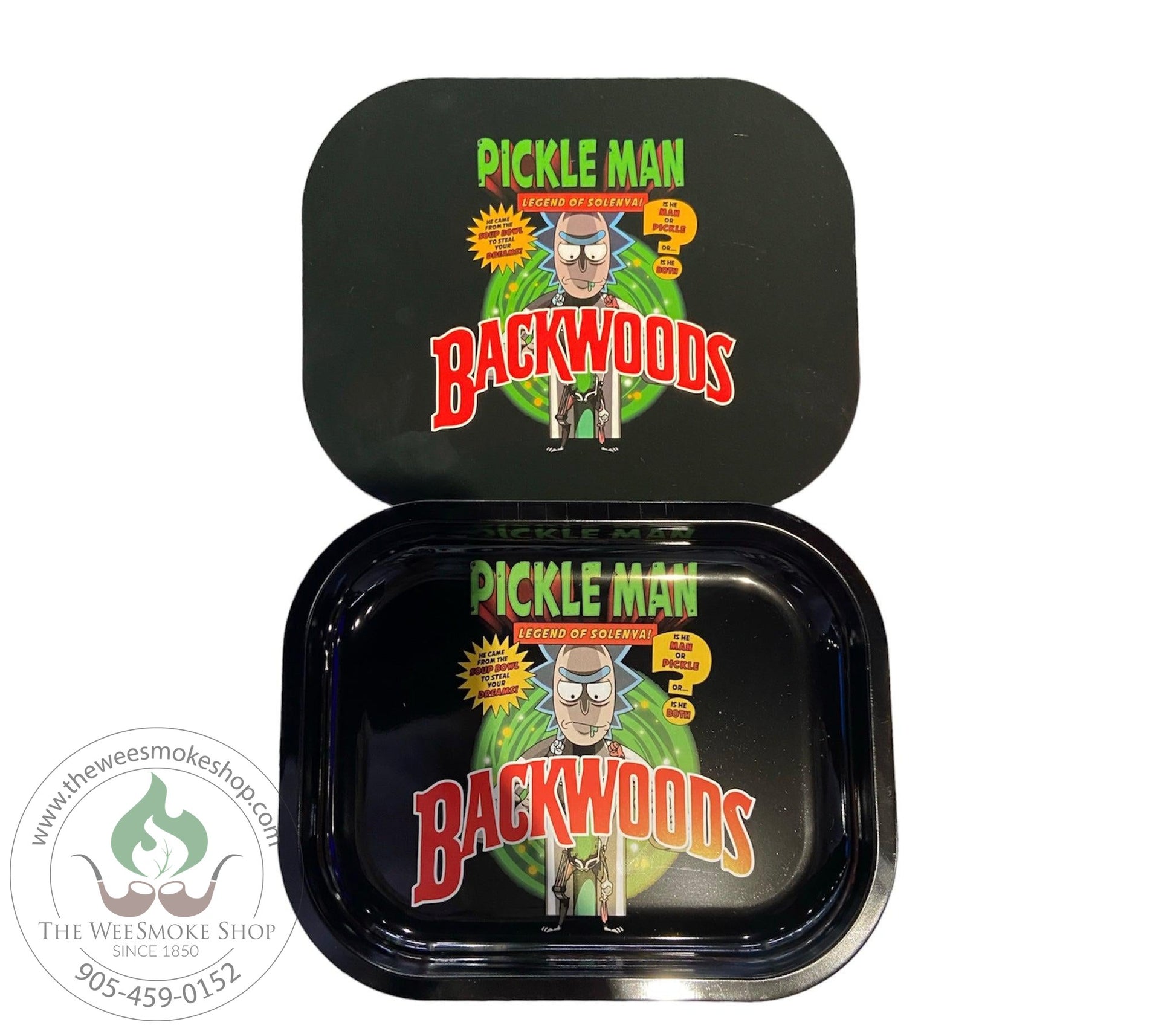 Pickle Man Mini Tray with Magnetic Cover-Mini Trays-The Wee Smoke Shop