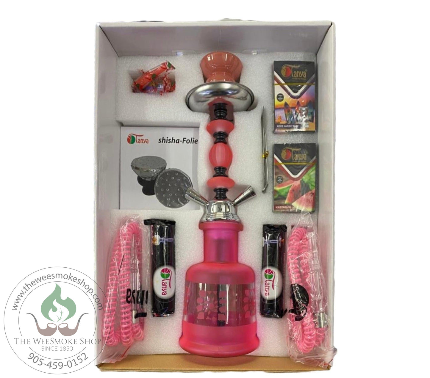 Pink-Tanya 14" All in One Kit 2H-Hookahs-The Wee Smoke Shop
