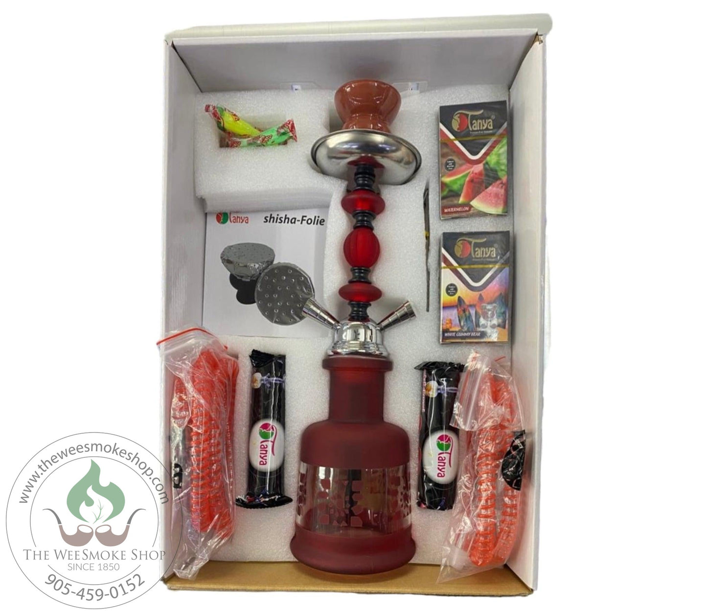 Red-Tanya 14" All in One Kit 2H-Hookahs-The Wee Smoke Shop