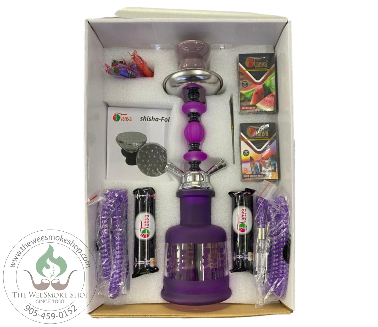 Purple-Tanya 14" All in One Kit 2H-Hookahs-The Wee Smoke Shop