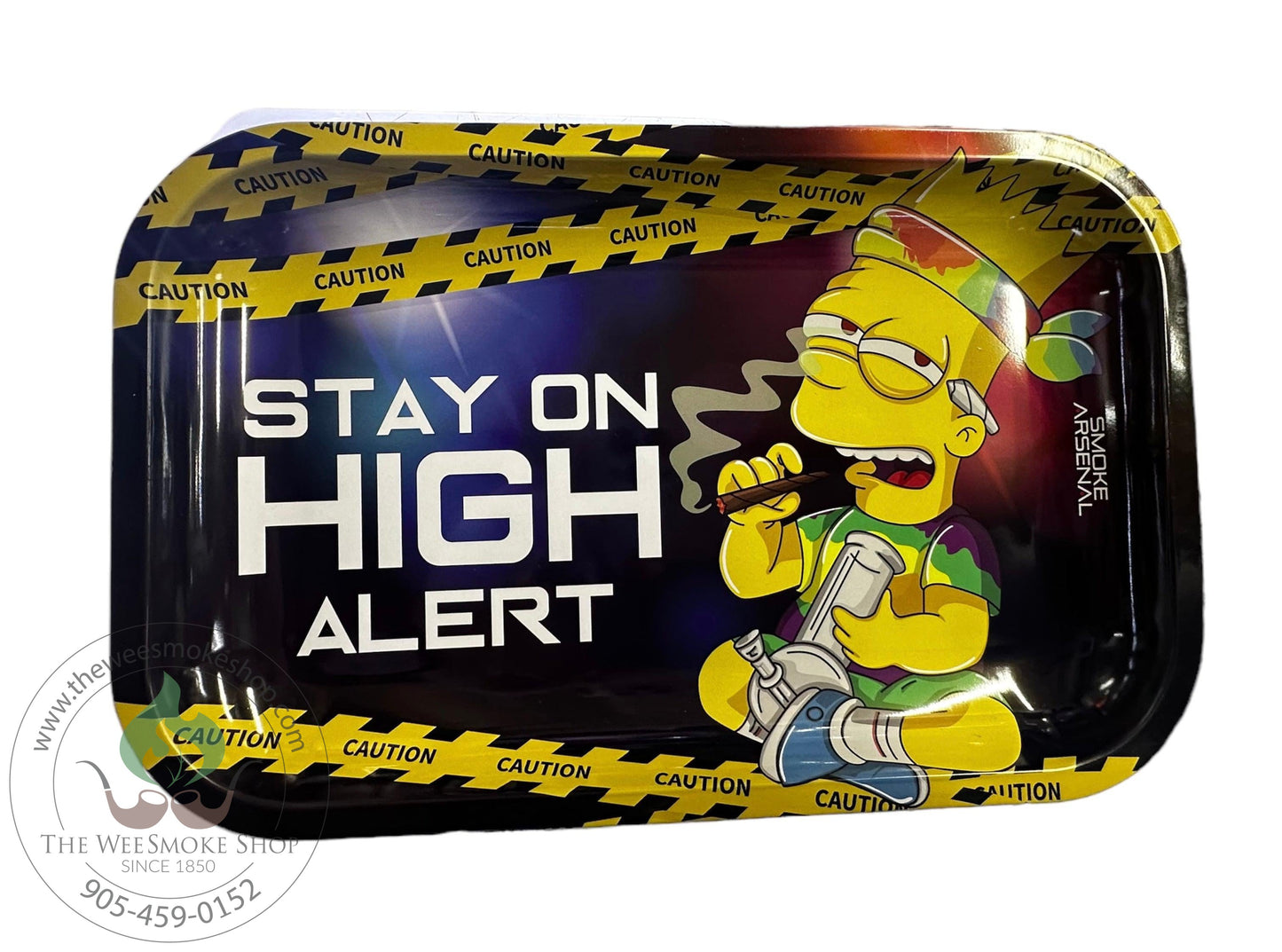 High Alert Medium Rolling Tray - Rolling Tray - The Wee Smoke Shop