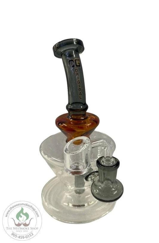 OG Colored Rig (7.5") Black - Dab Rigs -The Wee Smoke Shop