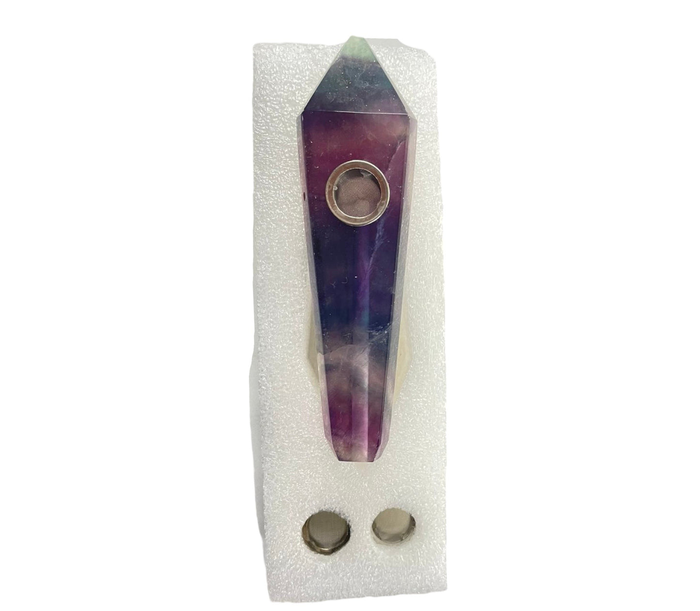 Gemstone Hand Pipe - Hand Pipe - The Wee Smoke Shop