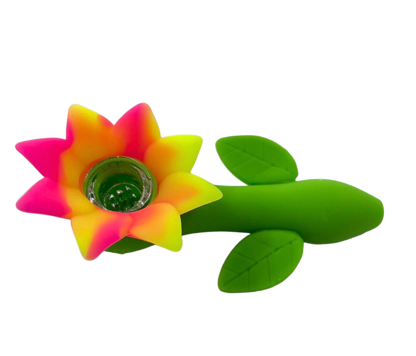 Silicone Flower Pipe - silicone pipe - the wee smoke shop